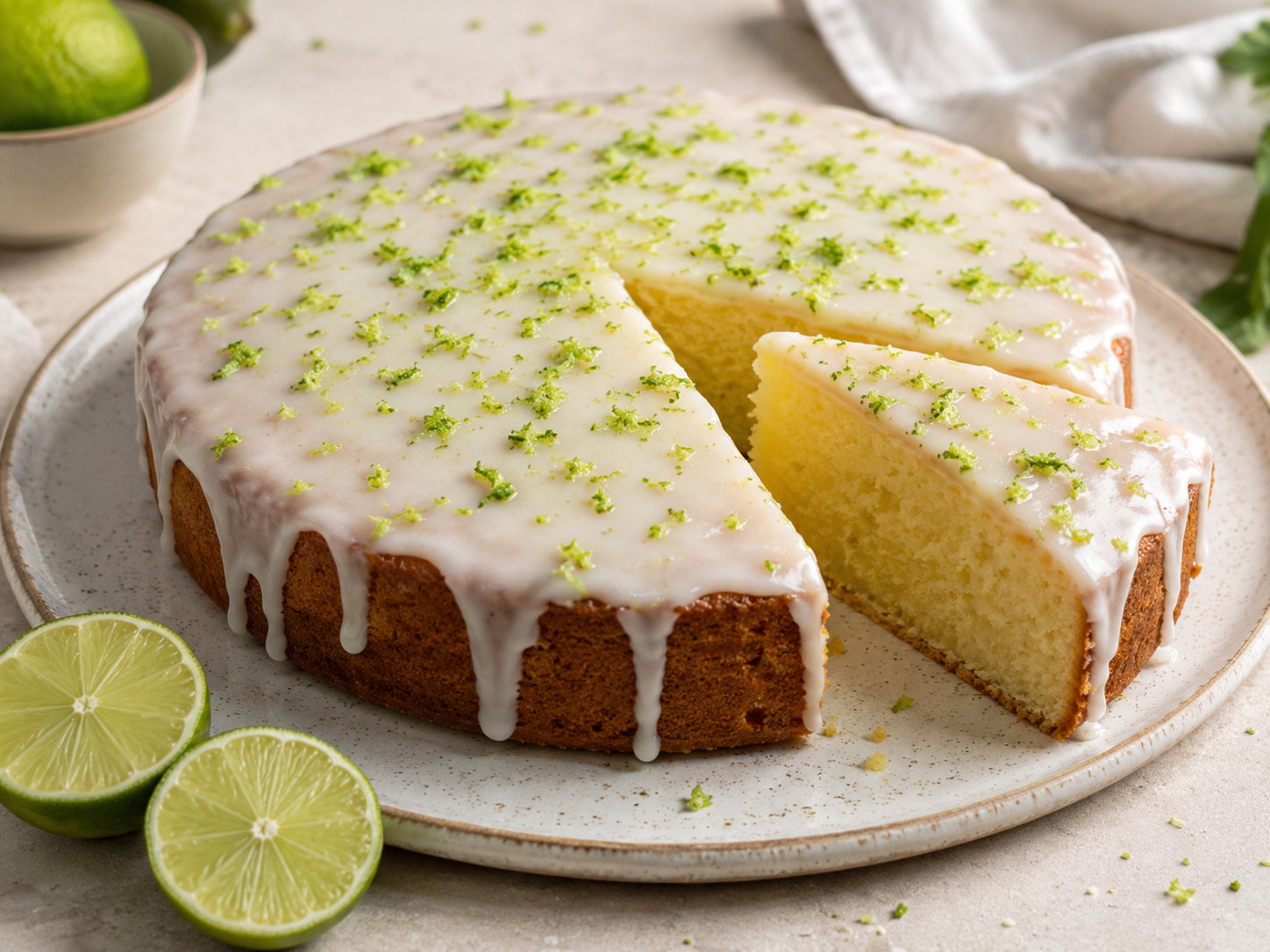 Bolo de Lima com Glacé — receita do Chef Luisfrancisco